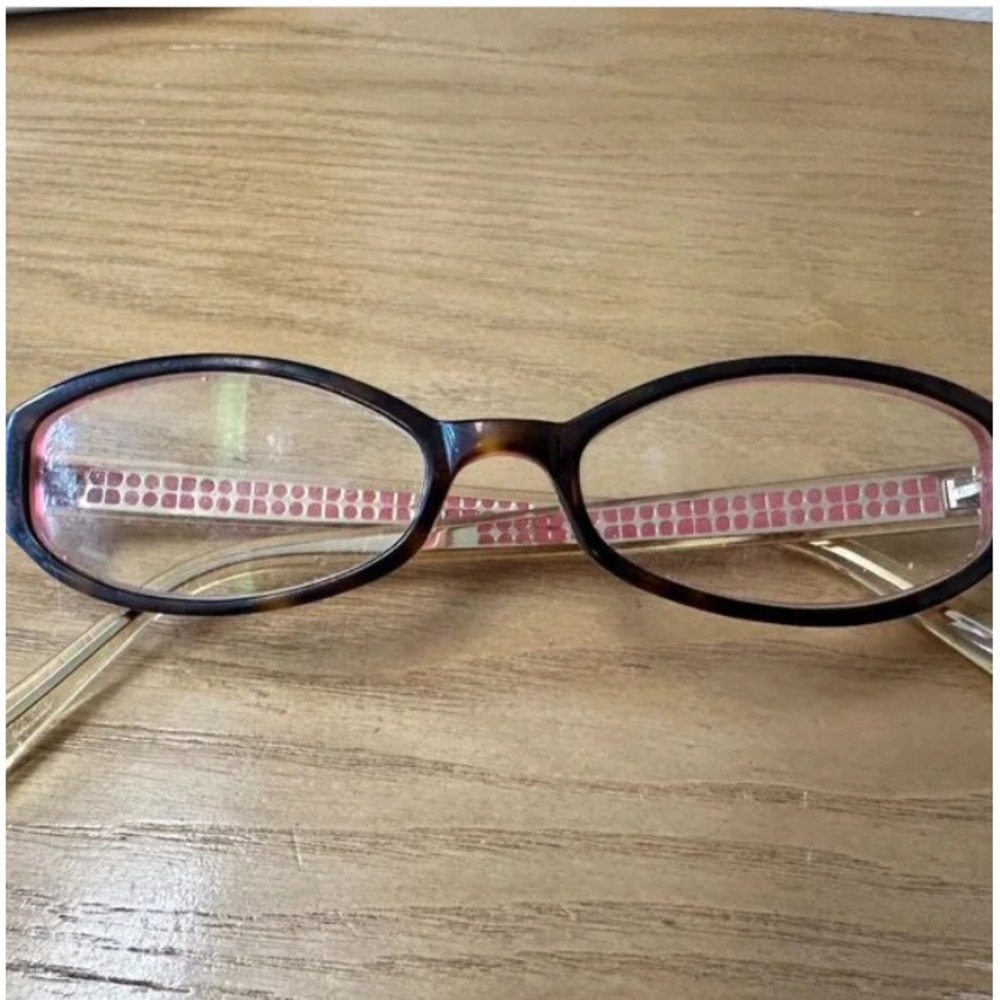 Kate Spade Essie 0JAPN 49-16-135 Tortoise/Rose Full Rim Frame SD32 Pink Gold